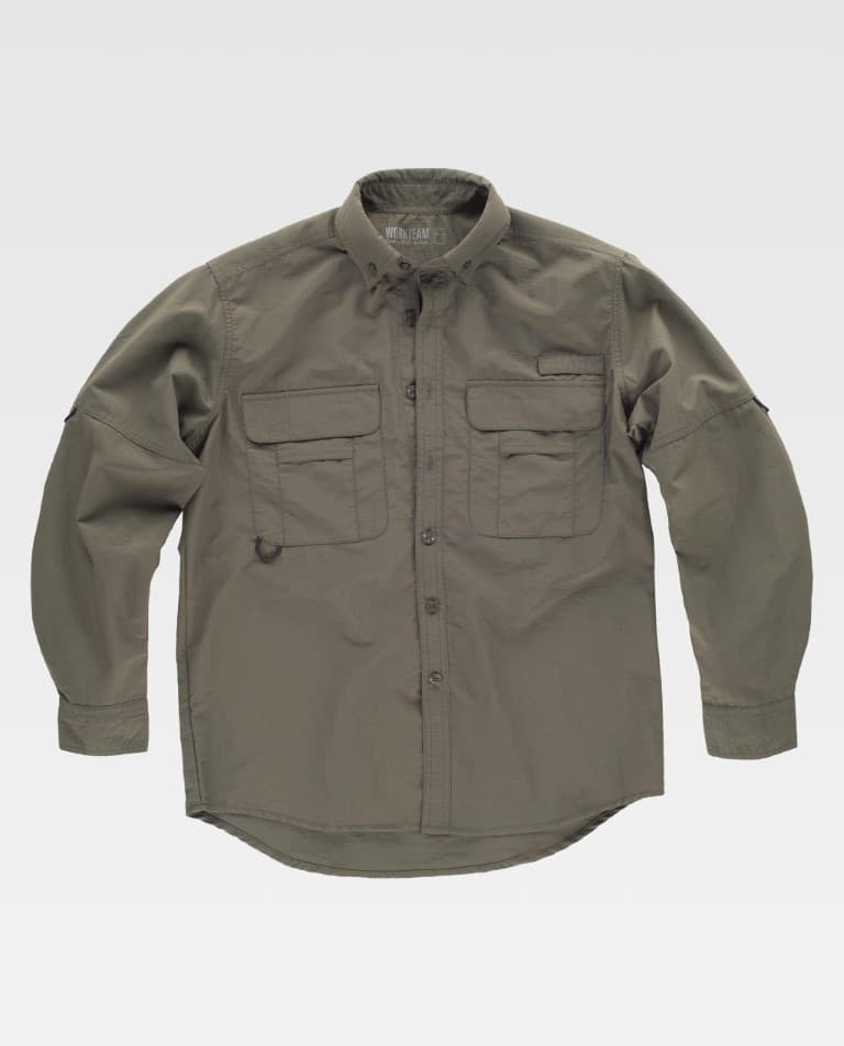 Camisa Workteam B8500 Verde Caza