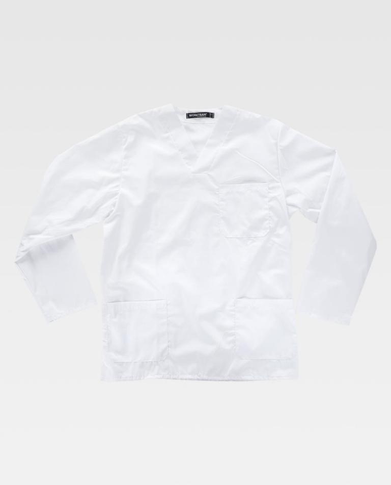 Casaca Workteam B9210 Blanco