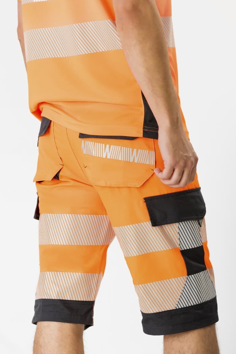 Bermuda Workteam C2705 Naranja AV / Gris Oscuro