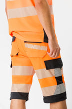 Bermuda Workteam C2705 Naranja AV / Gris Oscuro