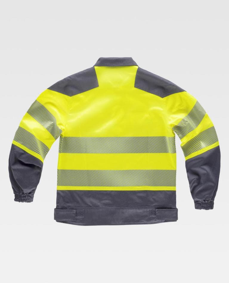 Cazadora Workteam C2710 Gris Oscuro / Amarillo AV