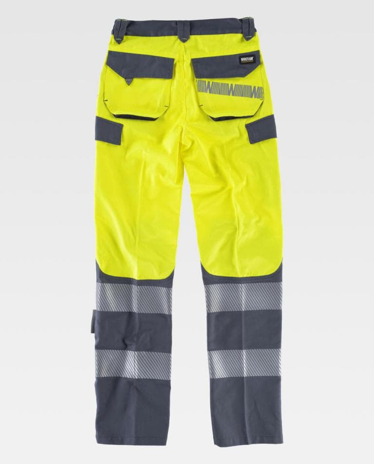 Pantalón Workteam C2715 Amarillo AV / Gris Oscuro