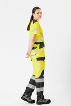 Pantalón Workteam C2715 Amarillo AV / Gris Oscuro