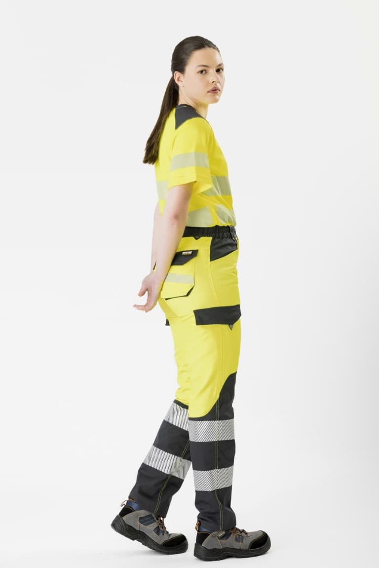Pantalón Workteam C2715 Amarillo AV / Gris Oscuro