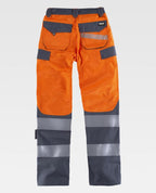 Pantalón Workteam C2715 Naranja AV / Gris Oscuro