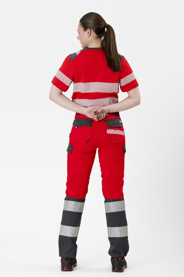 Pantalón Workteam C2716 Rojo / Gris Oscuro
