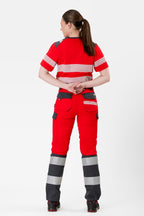 Pantalón Workteam C2716 Rojo / Gris Oscuro