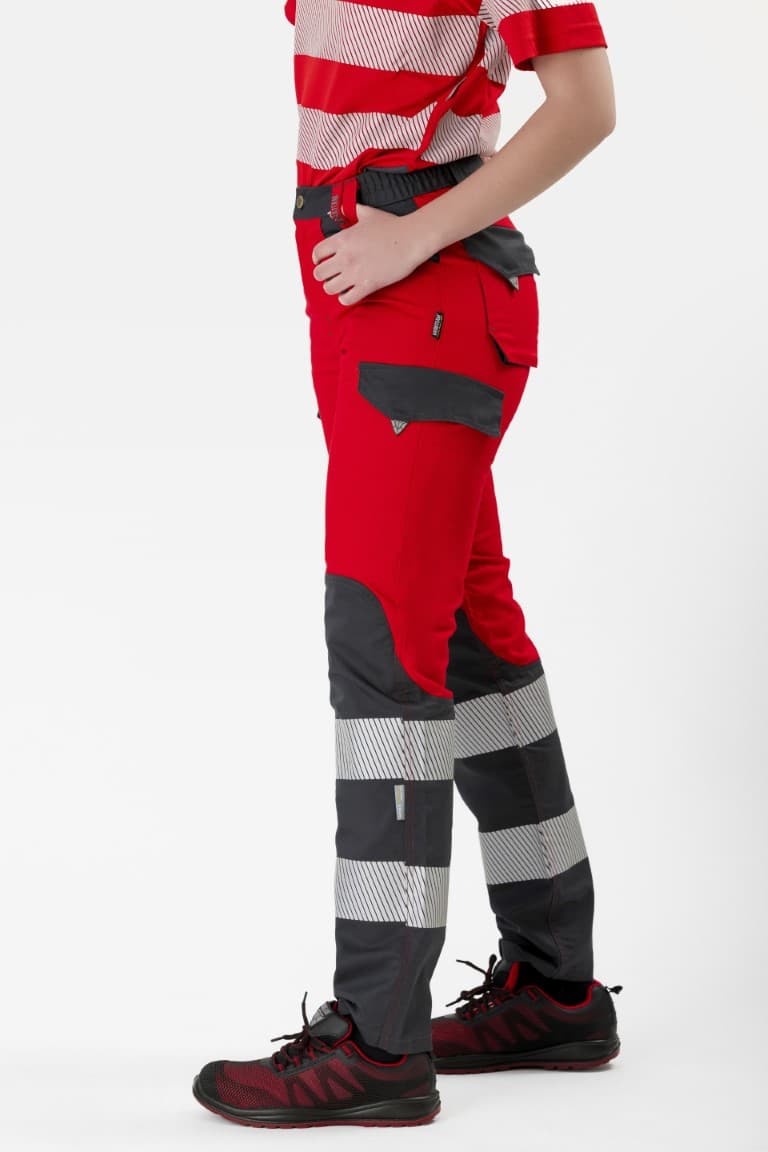 Pantalón Workteam C2716 Rojo / Gris Oscuro