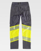 Pantalón Workteam C2718 Gris Oscuro / Amarillo AV