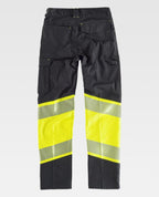 Pantalón Workteam C2718 Negro / Amarillo AV