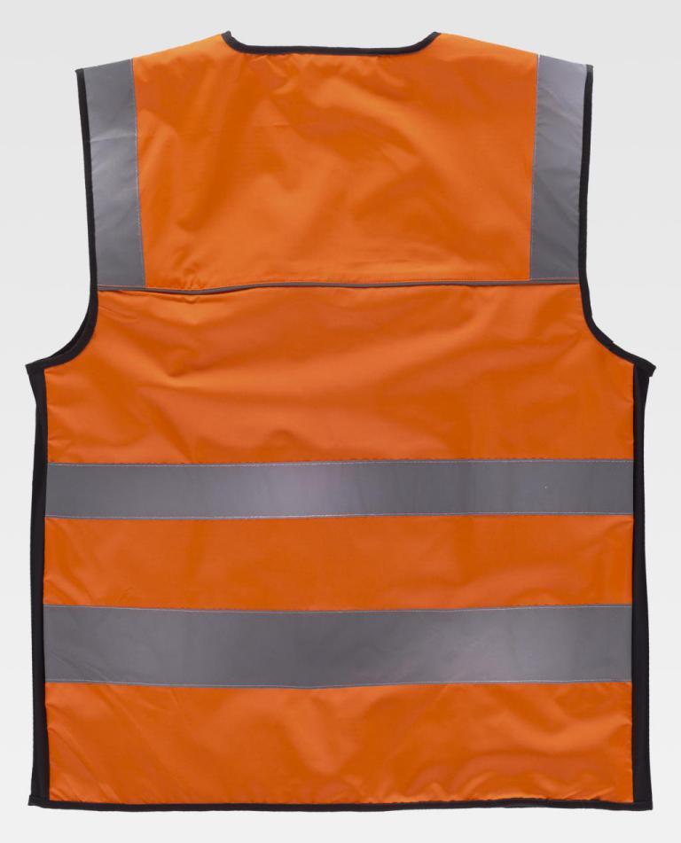 Chaleco Workteam C2901 Naranja AV / Negro