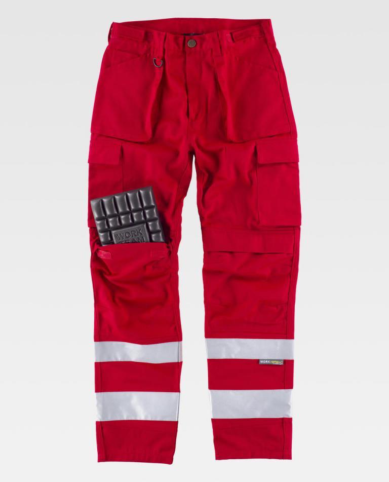 Pantalón Workteam C2911 Rojo