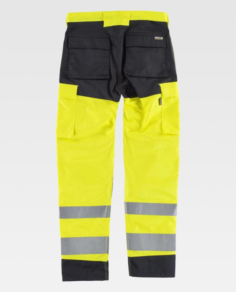 Pantalón Workteam C2912 Amarillo AV / Negro
