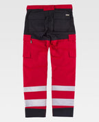 Pantalón Workteam C2913 Rojo / Negro