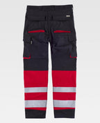 Pantalón Workteam C2919 Negro / Rojo