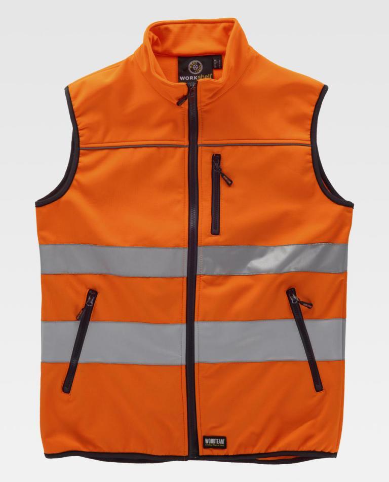 Chaleco Workteam C2920 Naranja AV