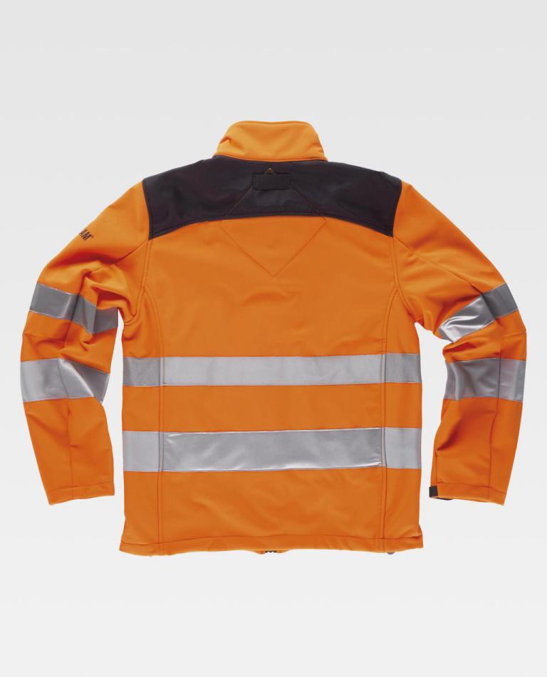 Workshell Workteam C2930 Naranja AV / Negro
