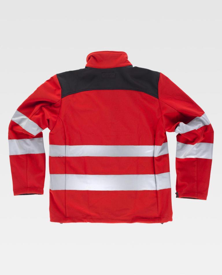Workshell Workteam C2931 Rojo / Negro