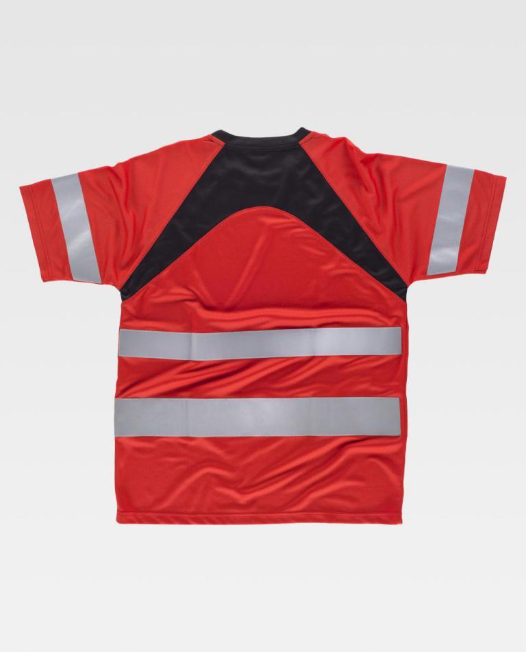 Camiseta Workteam C2940 Rojo / Negro