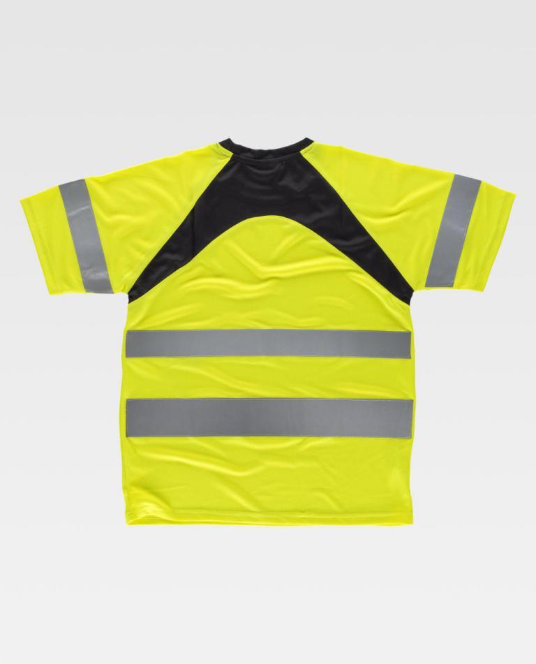 Camiseta Workteam C2941 Amarillo AV / Negro