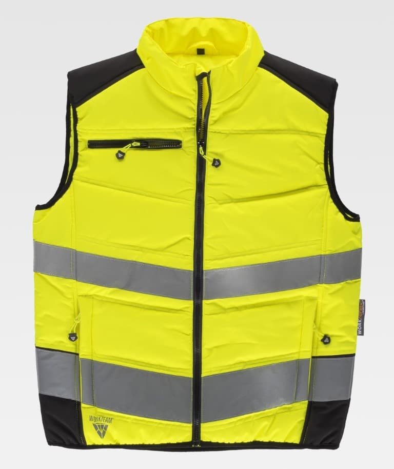 Chaleco Workteam C2950 Amarillo AV / Negro