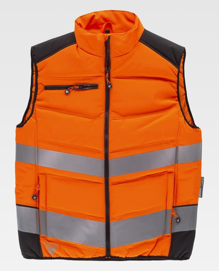 Chaleco Workteam C2950 Naranja AV / Negro