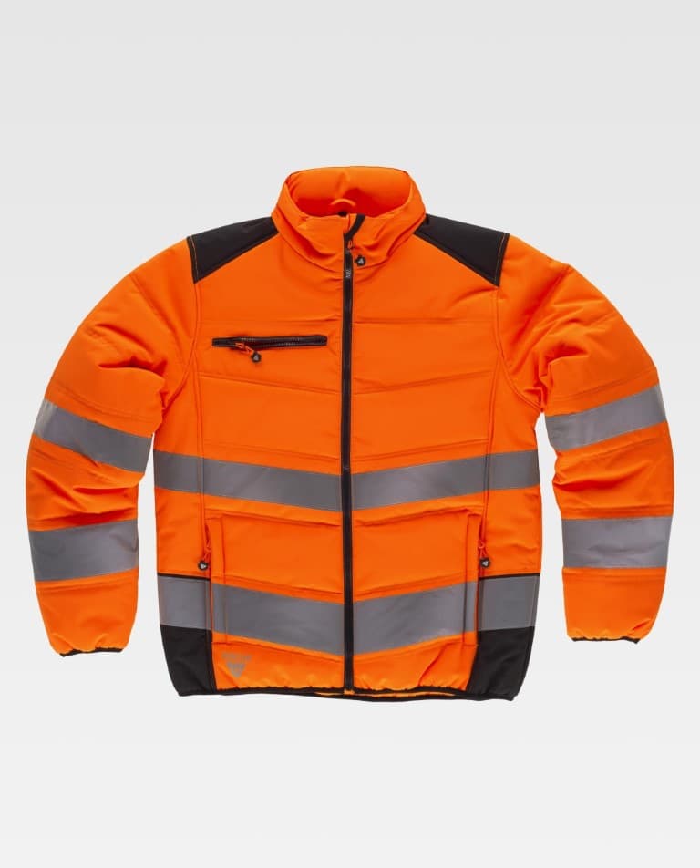 Workshell Workteam C2951 Naranja AV / Negro