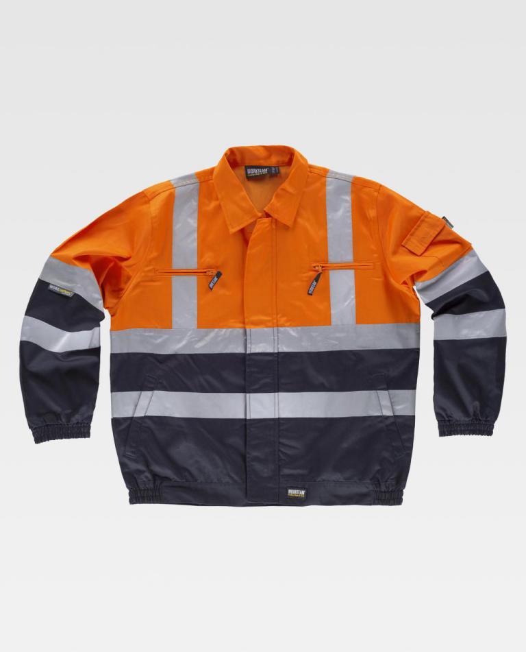 Cazadora Workteam C3211 Marino / Naranja AV