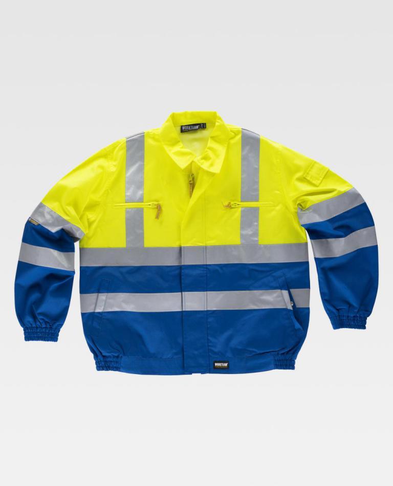 Cazadora Workteam C3311 Azulina / Amarillo AV
