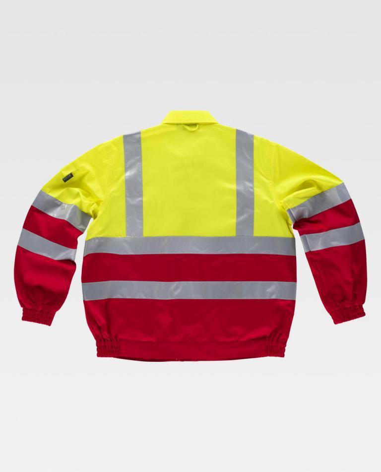 Cazadora Workteam C3311 Rojo / Amarillo AV
