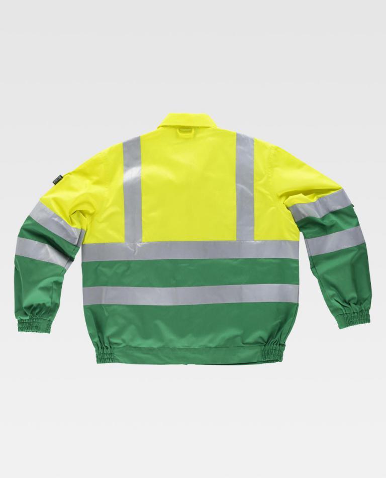 Cazadora Workteam C3311 Verde / Amarillo AV