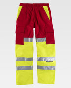 Pantalón Workteam C3314 Rojo / Amarillo AV