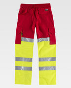 Pantalón Workteam C3314 Rojo / Amarillo AV