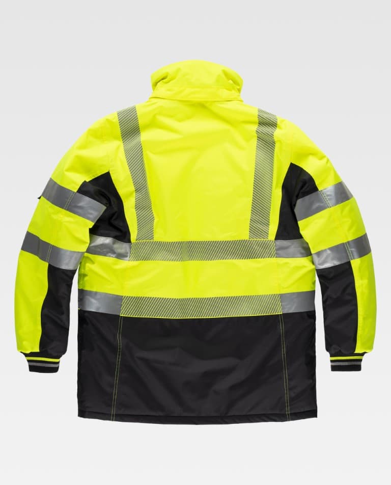 Parka Workteam C3515 Amarillo AV / Negro