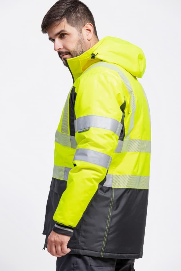 Parka Workteam C3515 Amarillo AV / Negro