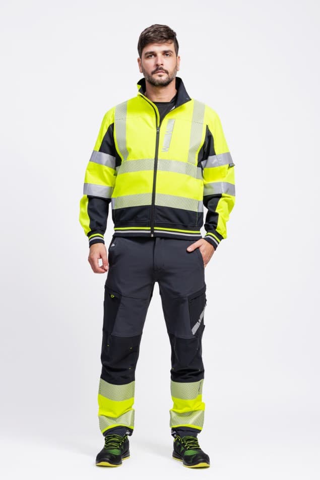 Workshell Workteam C3595 Amarillo AV / Negro