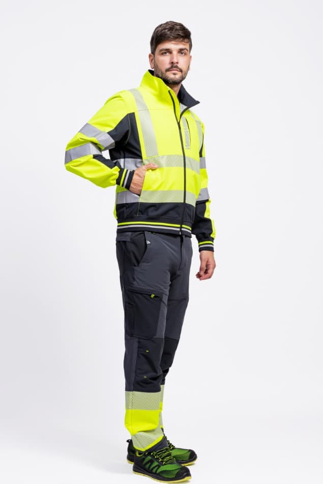 Workshell Workteam C3595 Amarillo AV / Negro