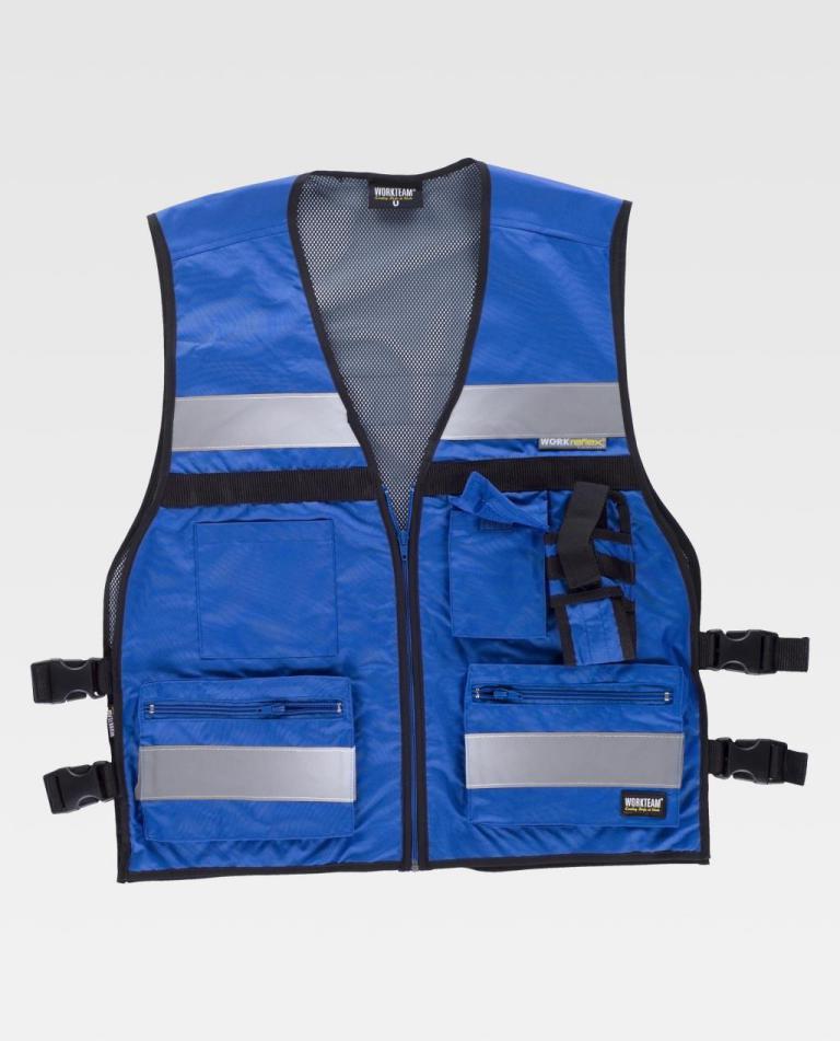 Chaleco Workteam C3601 Azulina