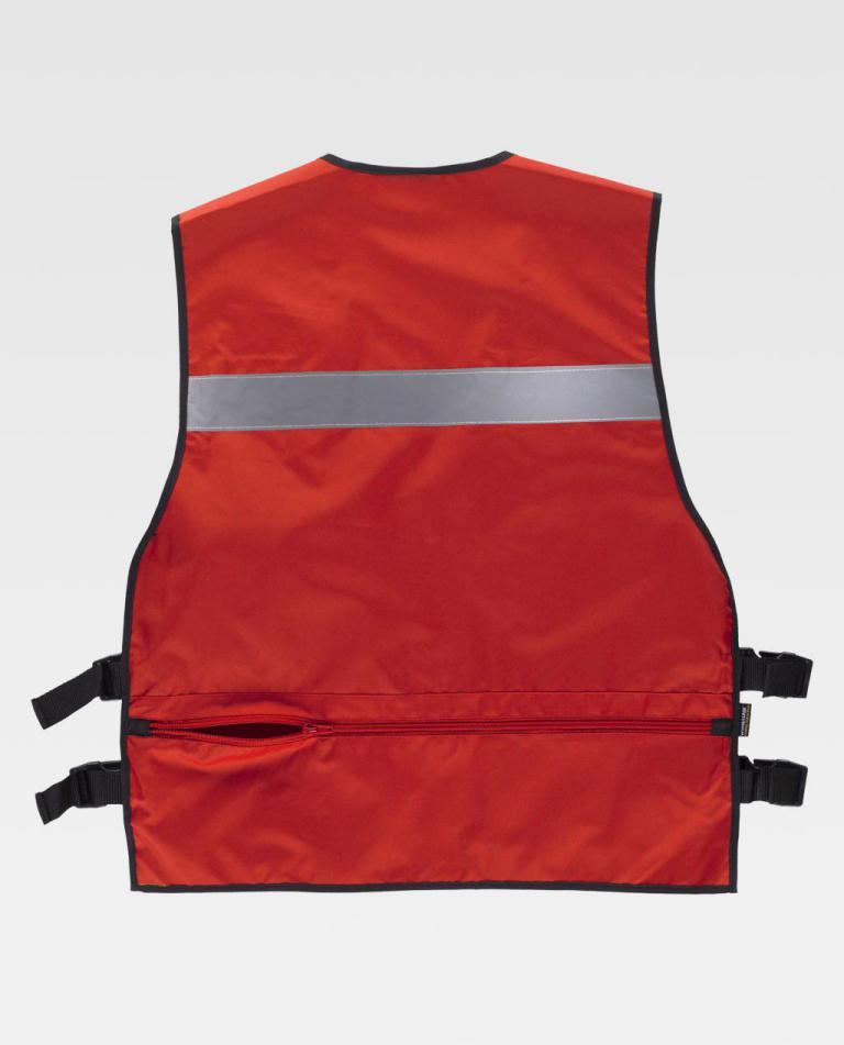 Chaleco Workteam C3601 Rojo