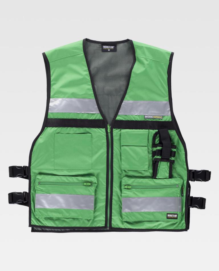 Chaleco Workteam C3601 Verde