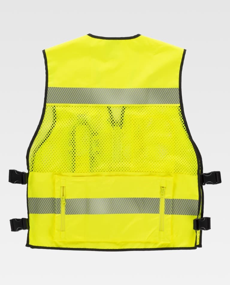 Chaleco Workteam C3604 Amarillo Flúor