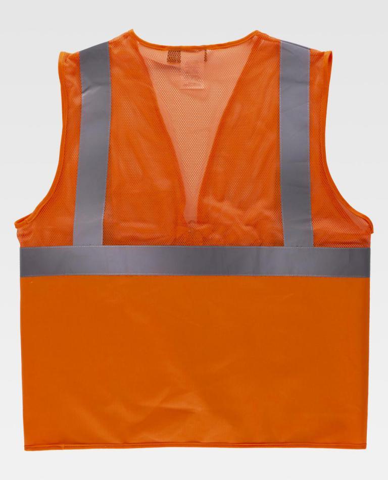 Chaleco Workteam C3612 Naranja AV