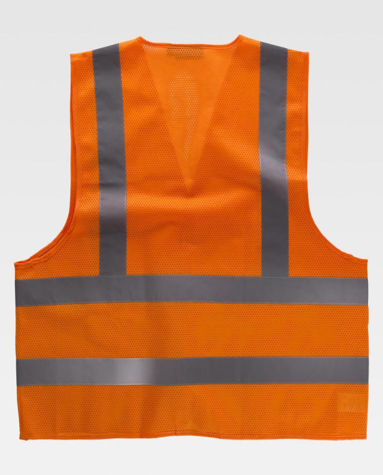 Chaleco Workteam C3613 Naranja AV