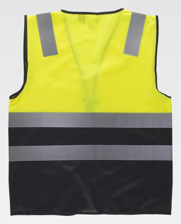 Chaleco Workteam C3615 Amarillo AV / Negro