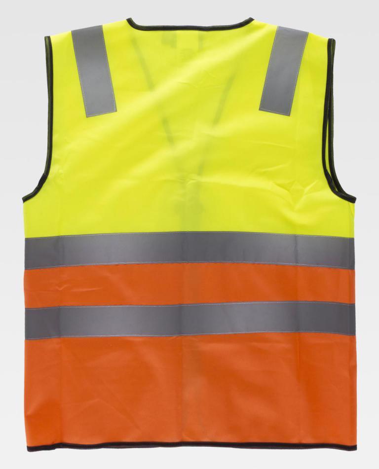 Chaleco Workteam C3616 Amarillo AV / Naranja AV