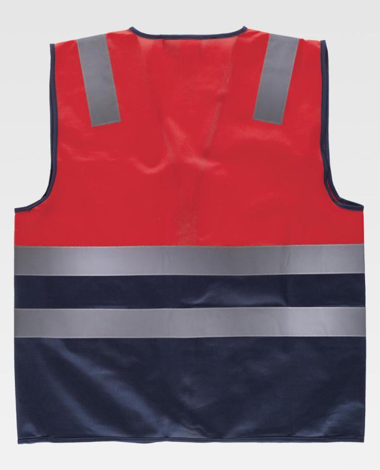 Chaleco Workteam C3617 Rojo AV / Marino