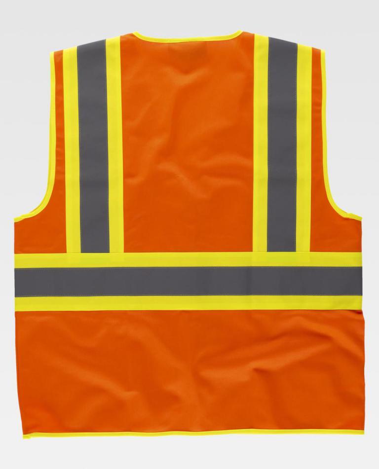 Chaleco Workteam C3620 Naranja AV / Amarillo AV