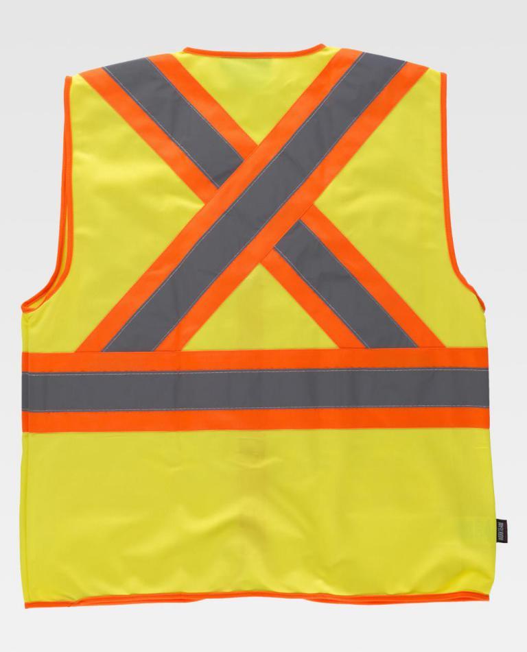 Chaleco Workteam C3621 Amarillo AV / Naranja AV