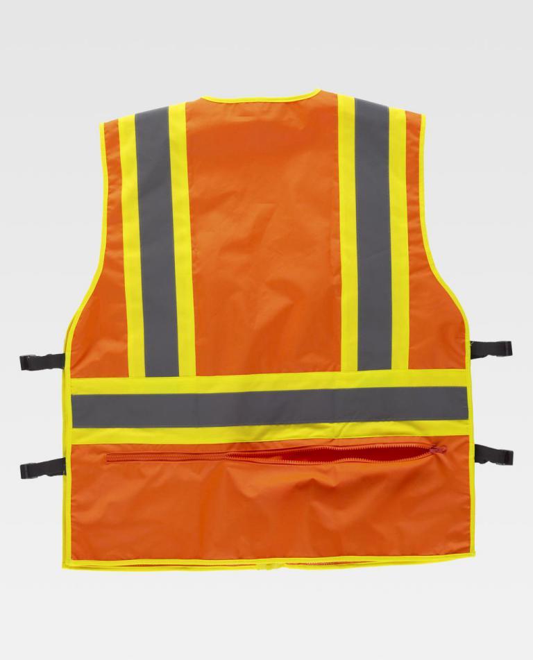 Chaleco Workteam C3622 Naranja AV / Amarillo AV