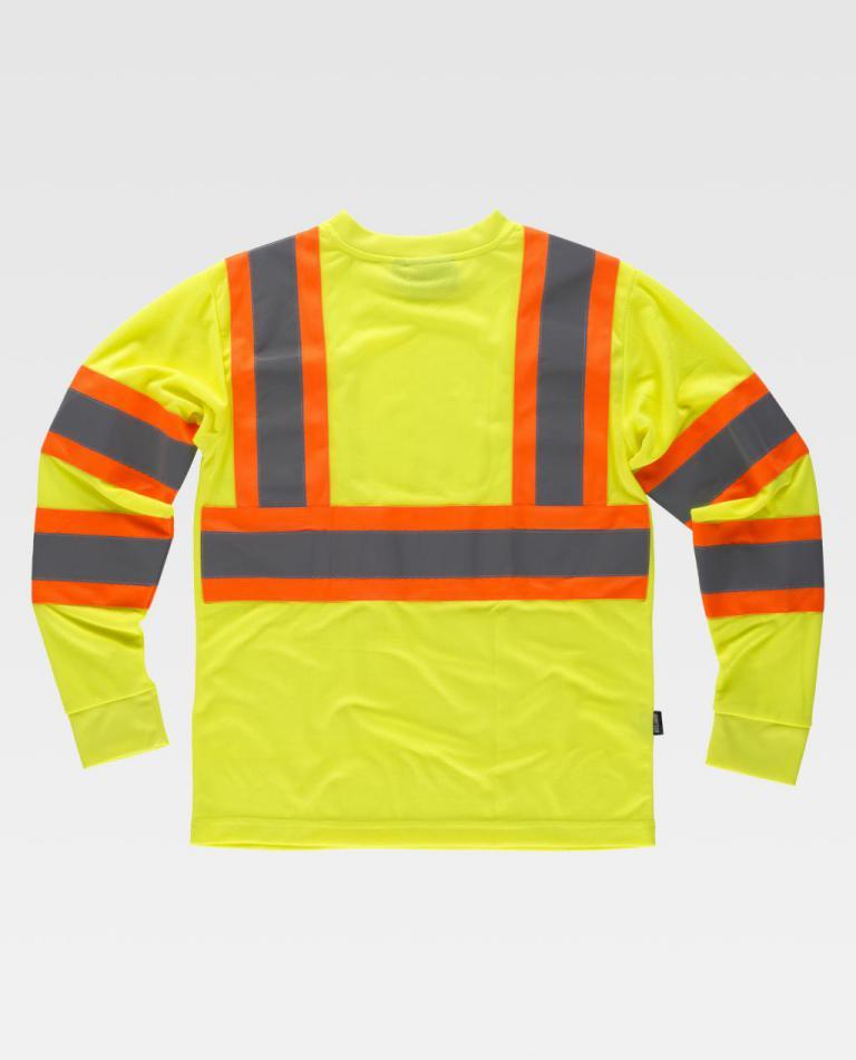 Camiseta Workteam C3633 Amarillo AV / Naranja AV